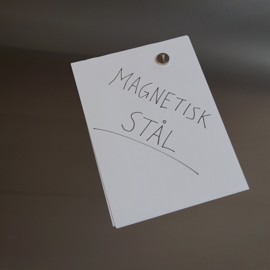 Magnetic stainless steel sheet