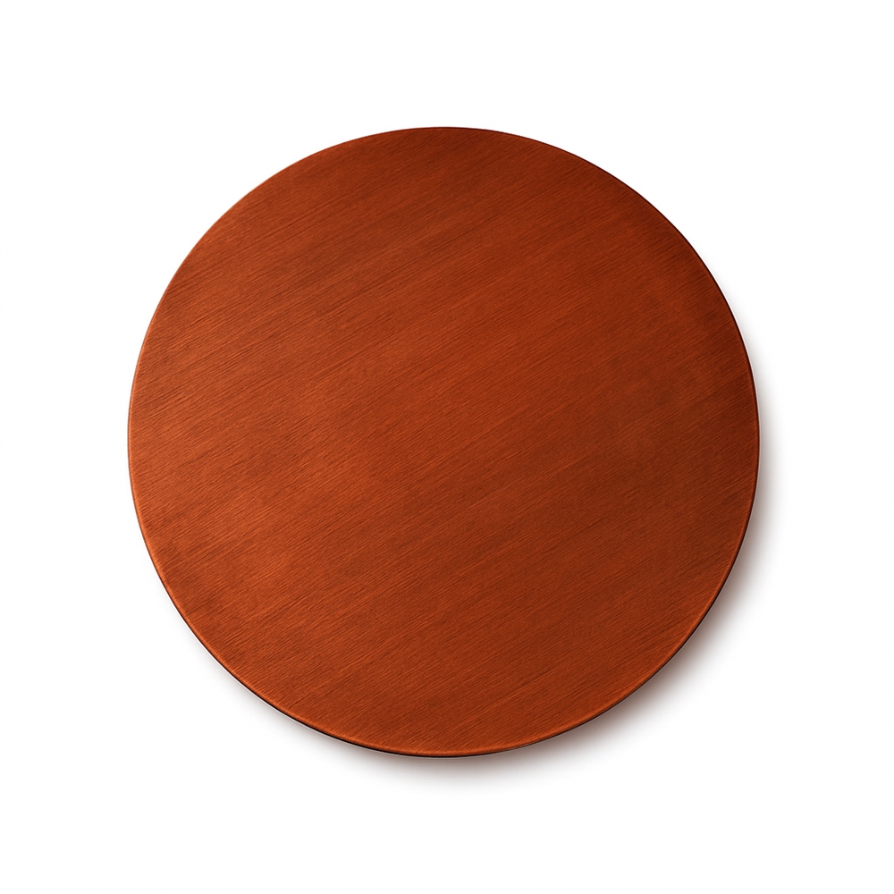 Round copper sheet
